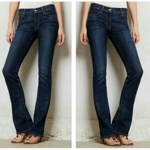 AG Olivia Skinny Bootcut Jeans Dark Denim Anthropology size 26